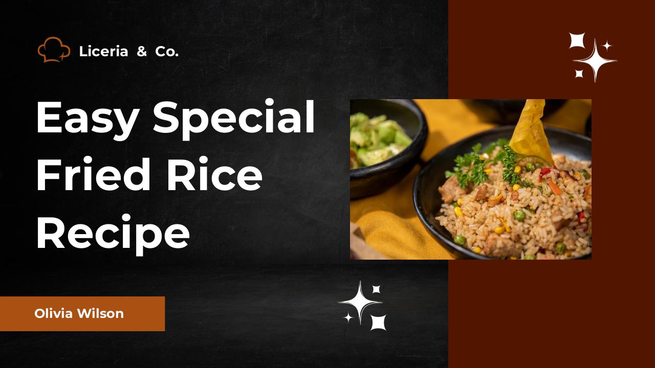Black And Brown Simple Fried Rice Recipe-1384