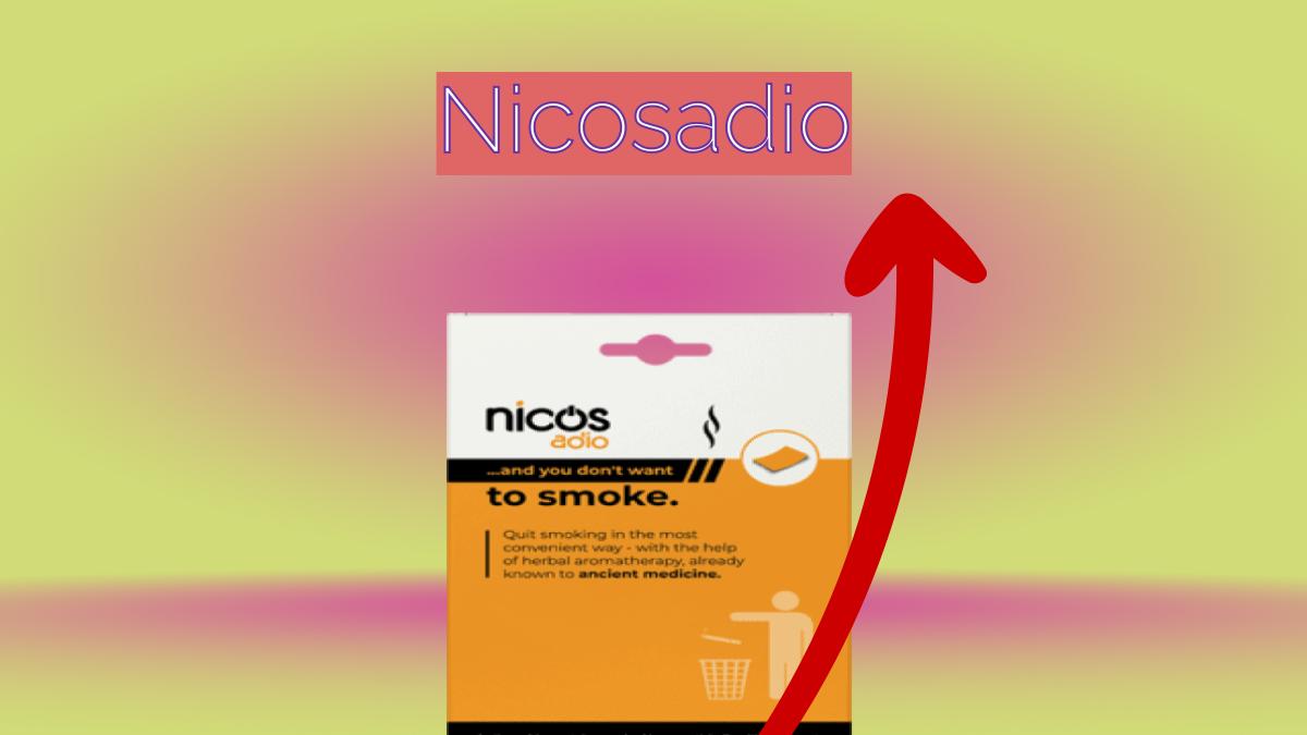 Nicosadio - patches for quitting smoking | 1200 people proved the effect in 72h.