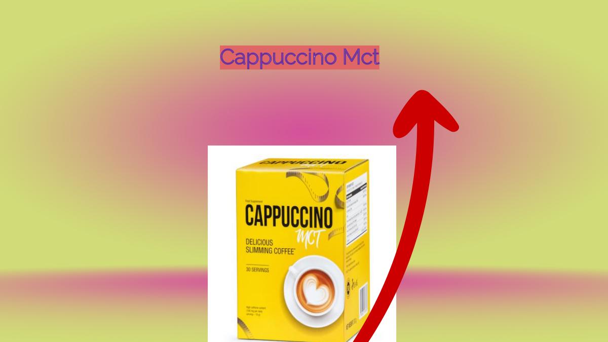 Cappuccino MCT - coffee for slimming.